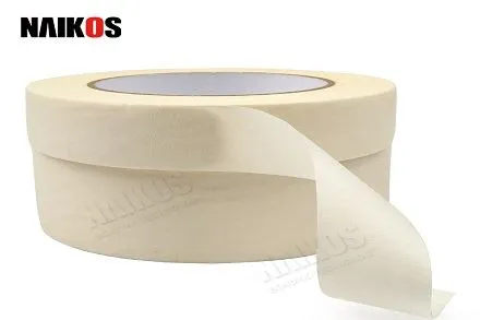 Crepe papieren afplakkingstape beschikbaar in meerdere kleuren