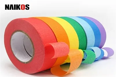 Kleurrijke afplakband kan worden gebruikt voor verschillende toepassingen